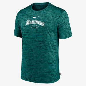 Seattle Mariners Authentic Collection Practice Velocity Men&#039;s Nike Dri-FIT MLB T-Shirt NKM54DZMVR-J37