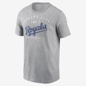 Kansas City Royals Home Team Athletic Arch Men&#039;s Nike MLB T-Shirt N19906GROY-X00