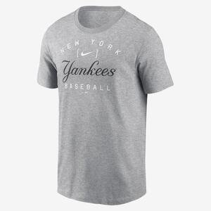New York Yankees Home Team Athletic Arch Men&#039;s Nike MLB T-Shirt N19906GNK-X00