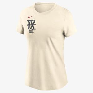 Texas Rangers City Connect Wordmark Women&#039;s Nike MLB T-Shirt NKAF15ATER-11T