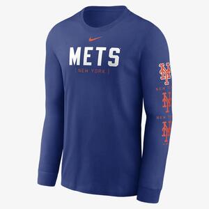 New York Mets Repeater Men&#039;s Nike MLB Long-Sleeve T-Shirt NKAC4EWNME-L0A
