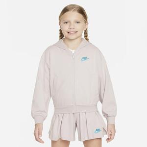 Nike Sportswear Big Kids&#039; (Girls&#039;) Full-Zip Hoodie FN8595-019