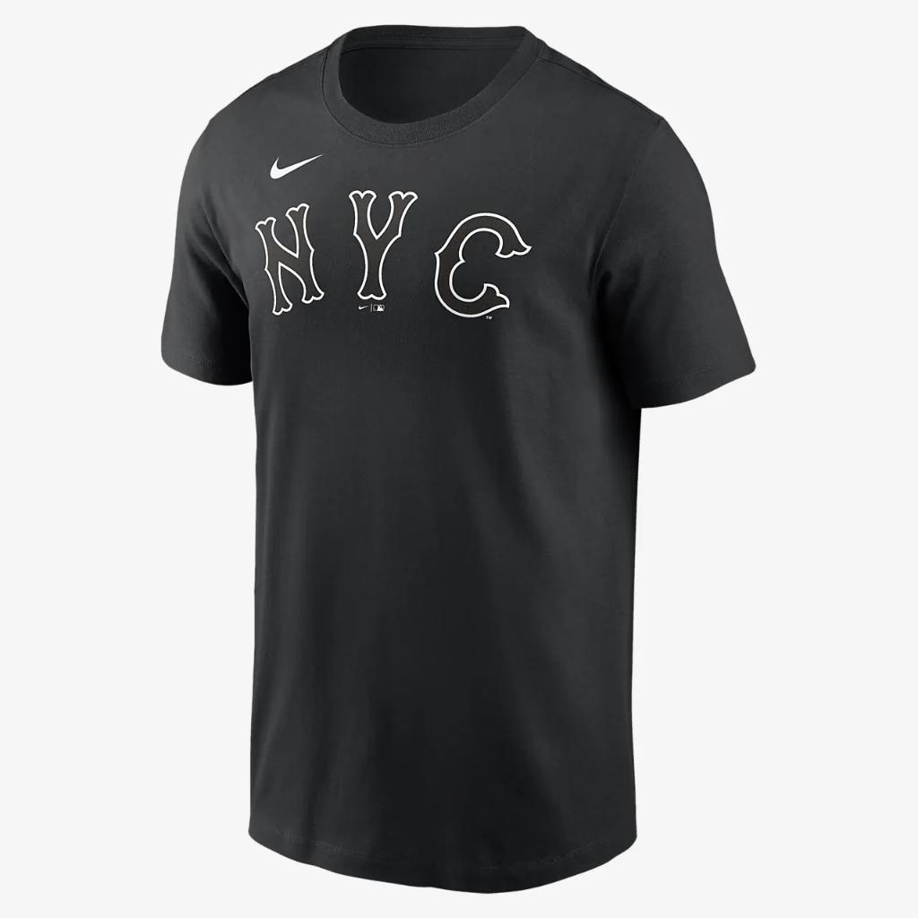 New York Mets City Connect Wordmark Men&#039;s Nike MLB T-Shirt N19900ANME-11T