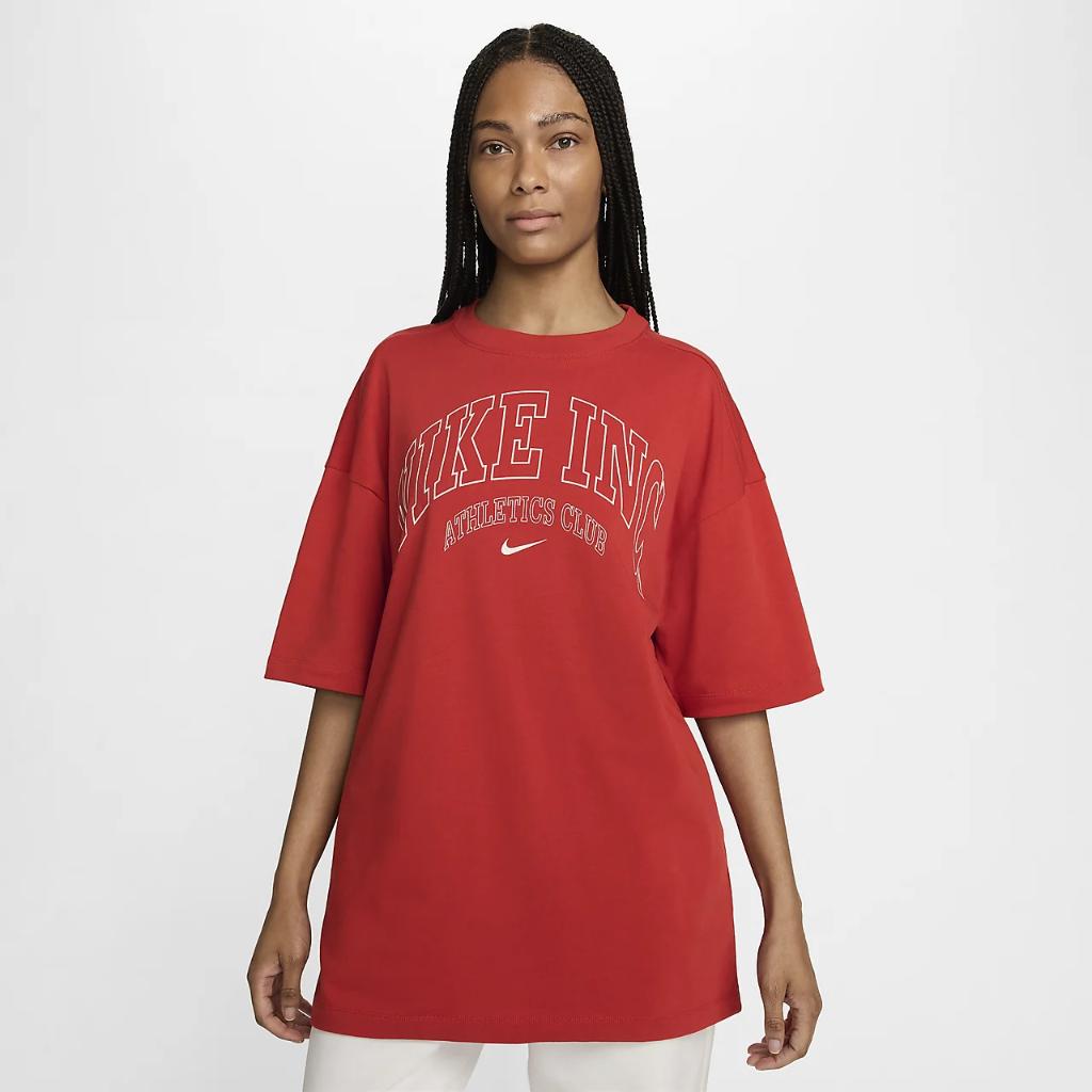 Nike Sportswear Essential Women&#039;s Oversized T-Shirt HJ6527-642