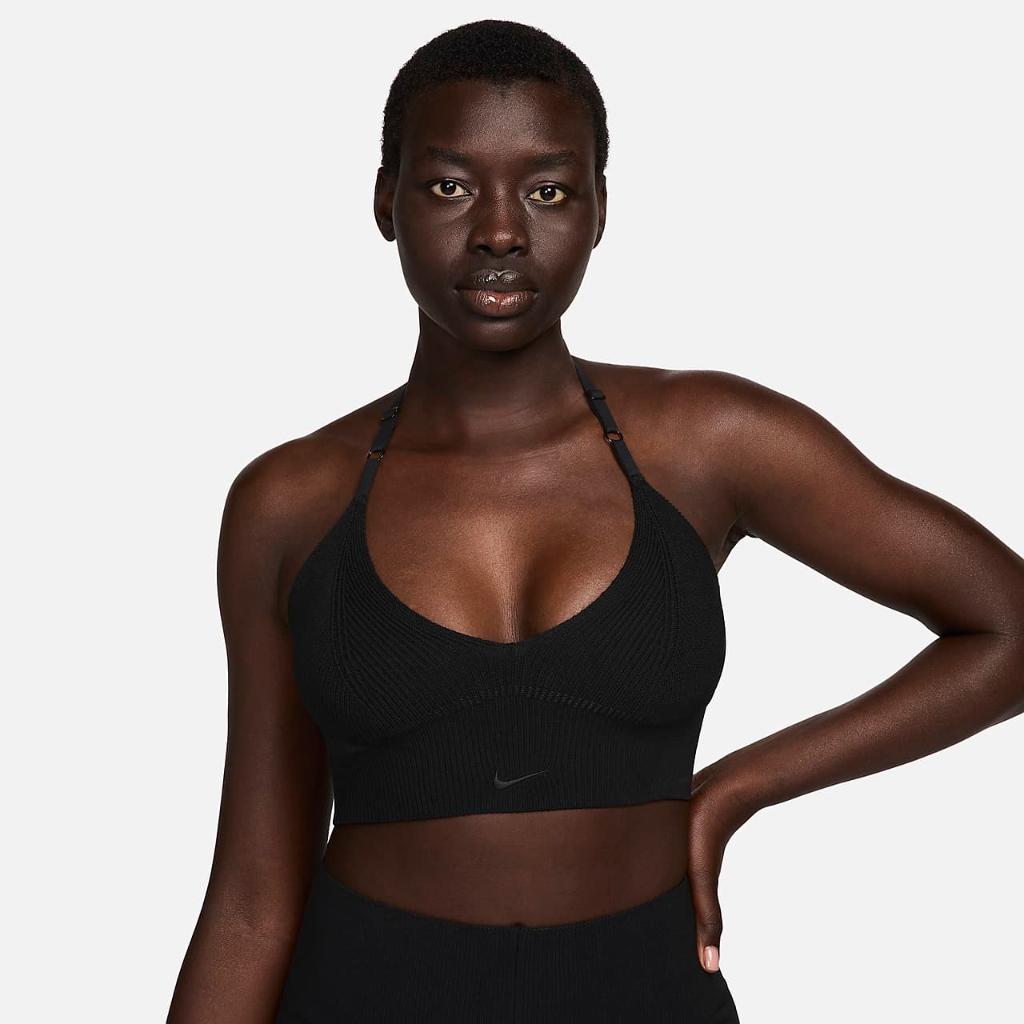 Nike Sportswear Chill Knit Women&#039;s Light-Support Non-Padded Ribbed Bra FN2753-010