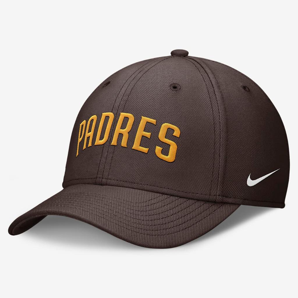 San Diego Padres Primetime Swoosh Men&#039;s Nike Dri-FIT MLB Hat NB1720QPYP-MD0