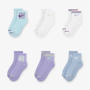 Nike Prep in Your Step Little Kids&#039; Quarter-Length Socks (6 Pairs) GN1086-U1W