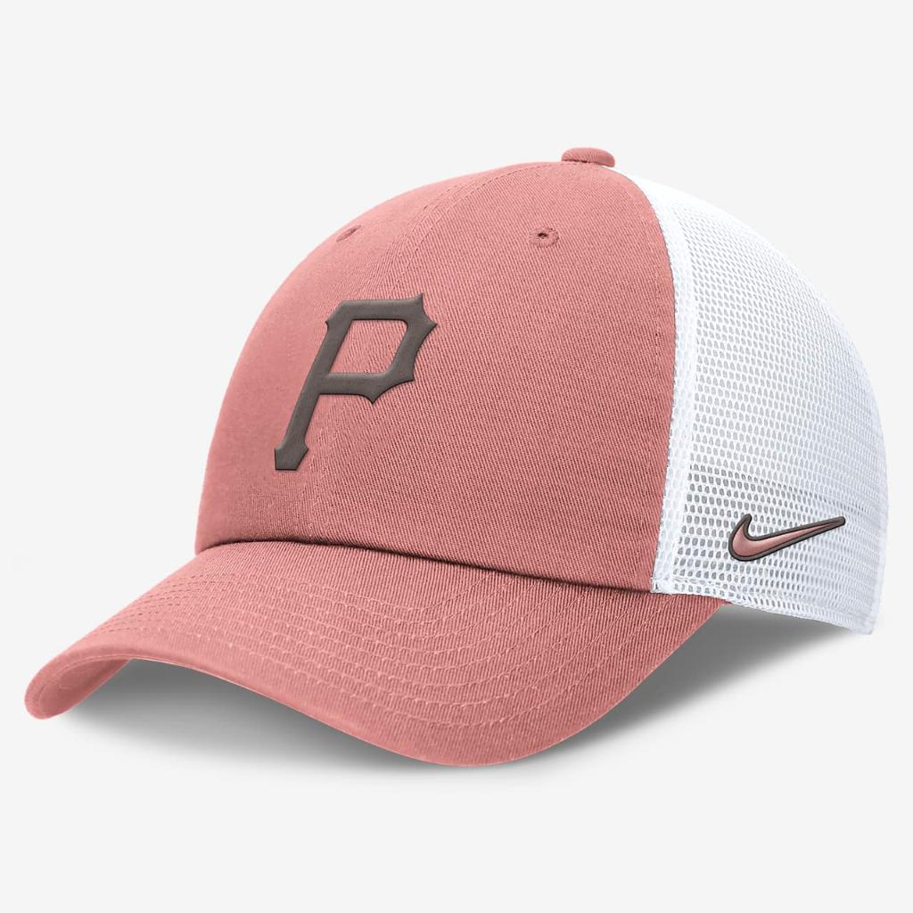 Pittsburgh Pirates Statement Club Women&#039;s Nike MLB Trucker Adjustable Hat NB0308WXPTB-8EC