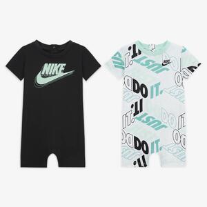 Nike Sportswear Baby (0-9M) 2-Pack Rompers 56J130-023