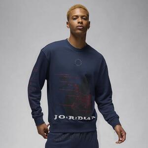 Jordan Essentials Men&#039;s Loopback Fleece Crew-Neck Sweatshirt HF4544-410