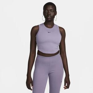 Nike Sportswear Chill Knit Women&#039;s Tight Cropped Mini-Rib Tank Top FB8279-509