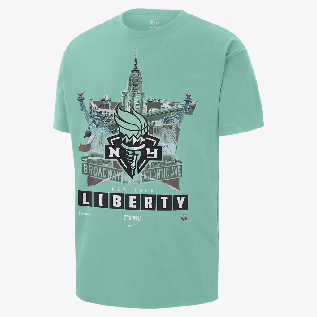New York Liberty Men&#039;s Nike WNBA Max90 T-Shirt FZ0014-356