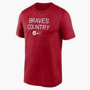 Atlanta Braves Baseball Phrase Legend Men&#039;s Nike Dri-FIT MLB T-Shirt NKGK62QAW-UMH