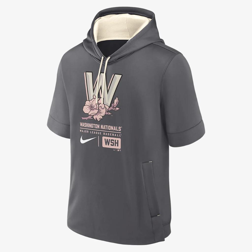 Washington Nationals City Connect Men&#039;s Nike MLB Short-Sleeve Pullover Hoodie 01SO08X6WTL-TQ7