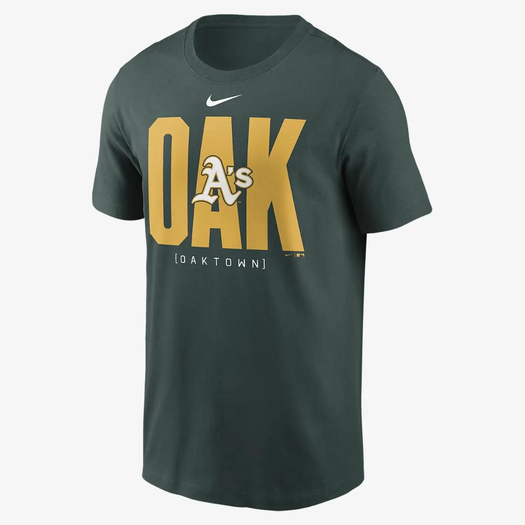 Oakland Athletics Team Scoreboard Men&#039;s Nike MLB T-Shirt N1993EYFZ-G25