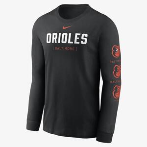 Baltimore Orioles Repeater Men&#039;s Nike MLB Long-Sleeve T-Shirt NKAC00AOLE-L0A