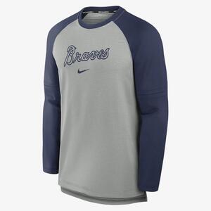 Atlanta Braves Authentic Collection Game Time Men&#039;s Nike Breathe MLB Long-Sleeve T-Shirt 013F019NAW-P3U