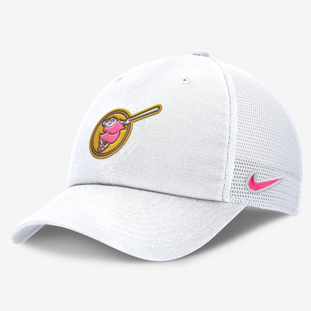 San Diego Padres City Connect Club Men&#039;s Nike MLB Trucker Adjustable Hat NB0311QRPYP-4H2