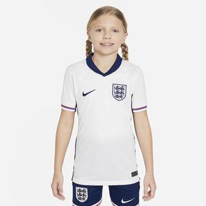 England (Men&#039;s Team) 2024/25 Stadium Home Big Kids&#039; Nike Dri-FIT Soccer Replica Jersey FJ4410-100