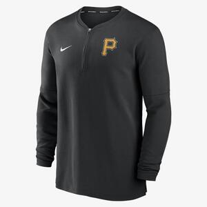 Pittsburgh Pirates Authentic Collection Game Time Men&#039;s Nike Dri-FIT MLB 1/2-Zip Long-Sleeve Top 014G00APTB-G5B
