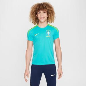 Brazil Strike Big Kids&#039; Nike Dri-FIT Soccer Short-Sleeve Knit Top FJ3034-445