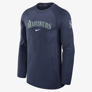Seattle Mariners Authentic Collection Game Time Men&#039;s Nike Dri-FIT MLB Long-Sleeve T-Shirt 013D160NMVR-RHE