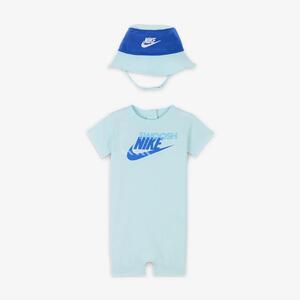 Nike Sportswear PE Baby (0-9M) Romper and Bucket Hat Set 56M046-G25