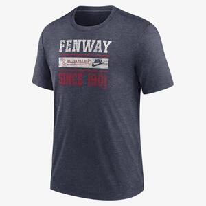 Boston Red Sox Cooperstown Local Stack Men&#039;s Nike MLB T-Shirt NJFDEX52BRS-QAT