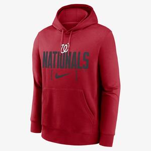 Washington Nationals Club Slack Men&#039;s Nike MLB Pullover Hoodie NKDK62QWTL1TG-62Q