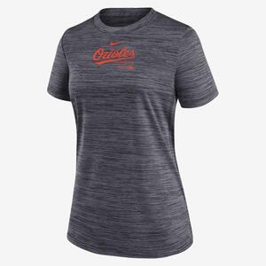Baltimore Orioles Authentic Collection Practice Velocity Women&#039;s Nike Dri-FIT MLB T-Shirt 02LQ00AOLE-J37