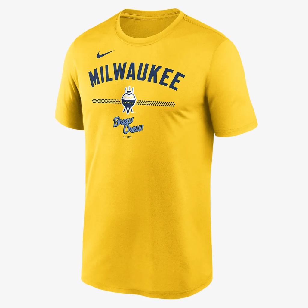 Milwaukee Brewers City Connect Legend Men&#039;s Nike Dri-FIT MLB T-Shirt NKGK78HMZB-AC0