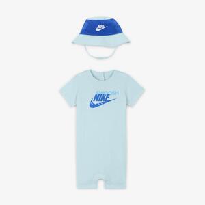 Nike Sportswear PE Baby (12-24M) Romper and Bucket Hat Set 66M046-G25