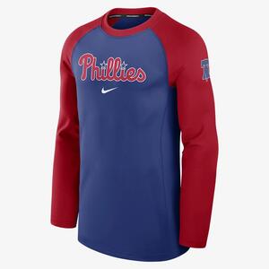 Philadelphia Phillies Authentic Collection Game Time Men&#039;s Nike Dri-FIT MLB Long-Sleeve T-Shirt 013D199NPP-RHE