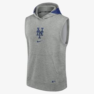 New York Mets Authentic Collection Early Work Men’s Nike Dri-FIT MLB Sleeveless Pullover Hoodie 013U010PNME-J3E