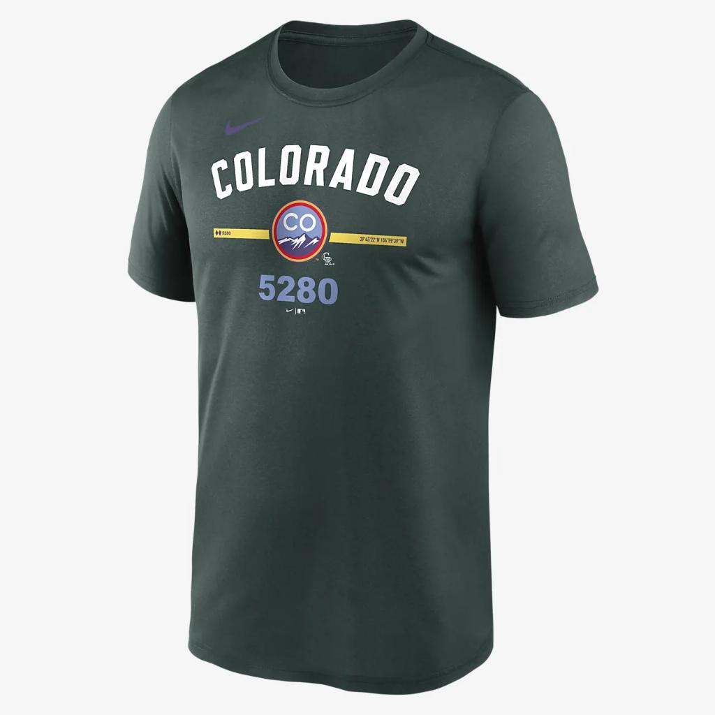 Colorado Rockies City Connect Legend Men&#039;s Nike Dri-FIT MLB T-Shirt NKGK3EYDNV-AC0