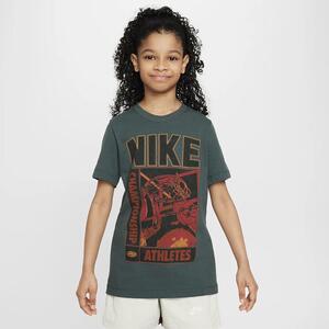 Nike Sportswear Big Kids&#039; Crew-Neck T-Shirt HQ2320-338