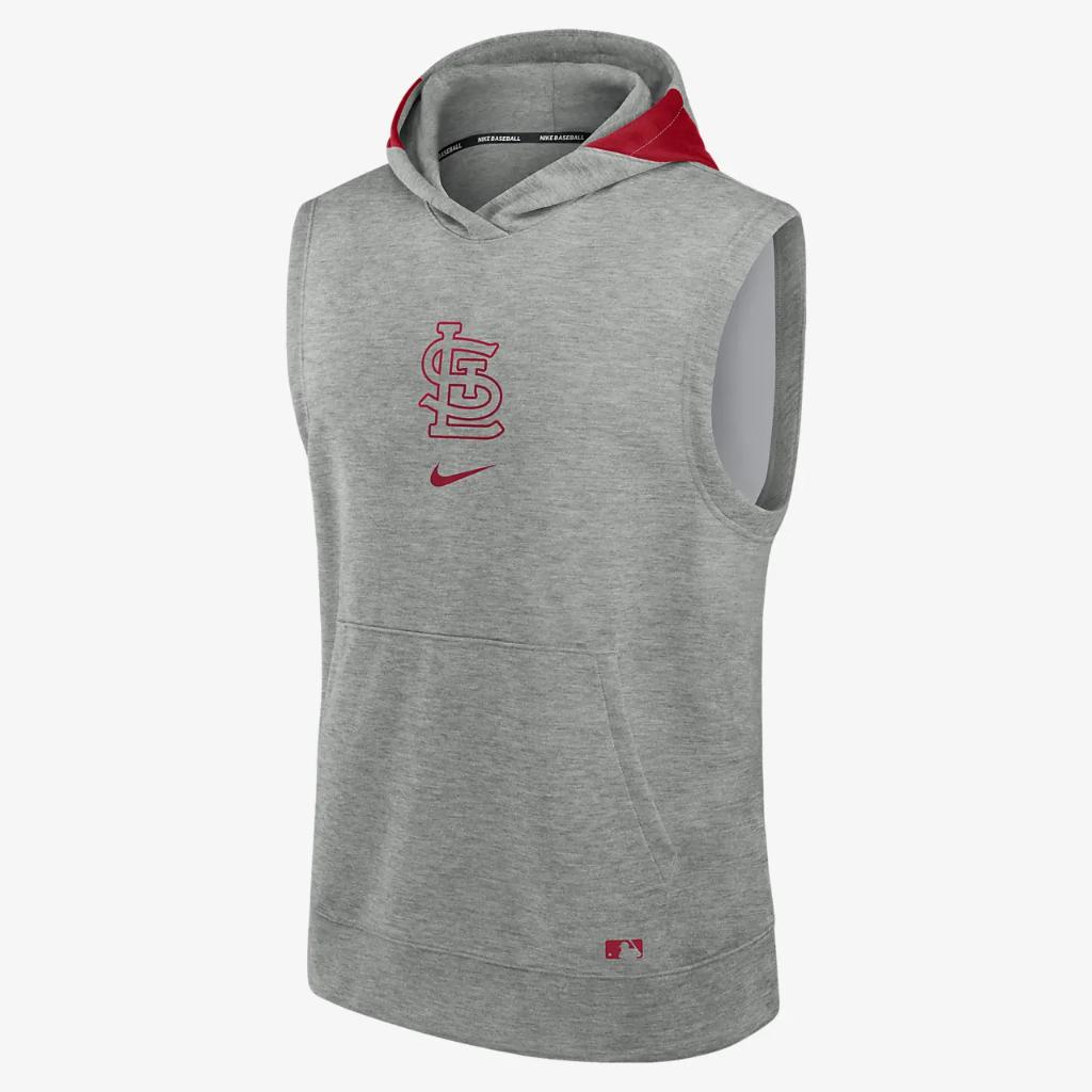St. Louis Cardinals Authentic Collection Early Work Men’s Nike Dri-FIT MLB Sleeveless Pullover Hoodie 013U080NSCN-J3E