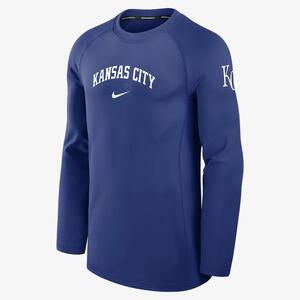 Kansas City Royals Authentic Collection Game Time Men&#039;s Nike Dri-FIT MLB Long-Sleeve T-Shirt 013D11TUROY-RHE