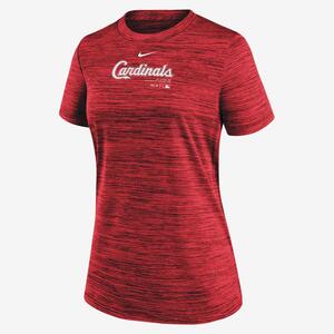 St. Louis Cardinals Authentic Collection Practice Velocity Women&#039;s Nike Dri-FIT MLB T-Shirt 02LQ62QSCN-J37
