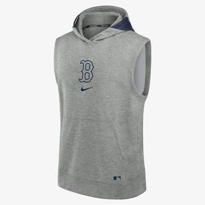 Boston Red Sox Authentic Collection Early Work Men’s Nike Dri-FIT MLB Sleeveless Pullover Hoodie 013U019NBQ-J3E