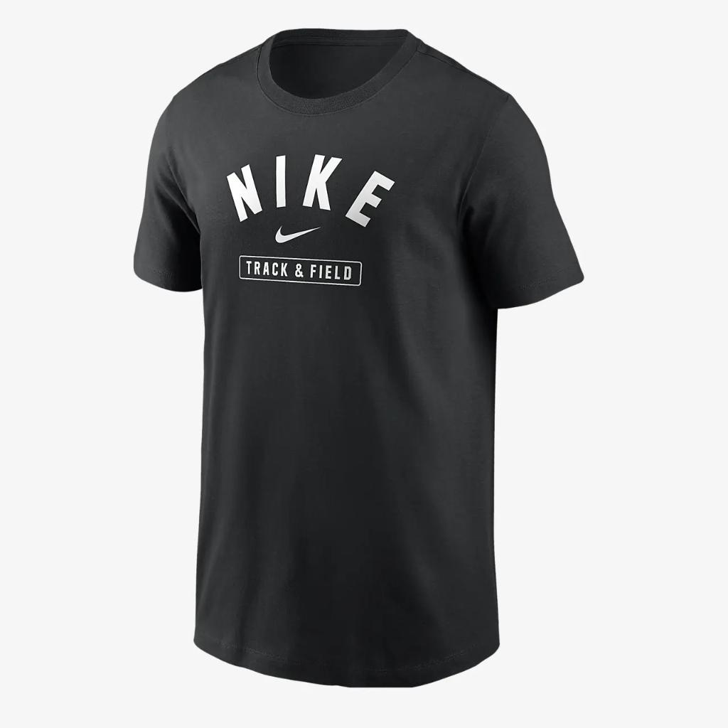 Nike Big Kids&#039; Track &amp; Field T-Shirt B11377TFCS-BLK
