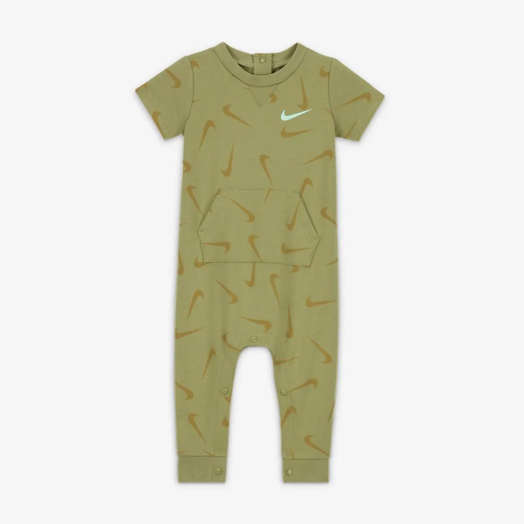 Nike Baby (3-6M) Printed Short Sleeve Coverall 56J879-E2C