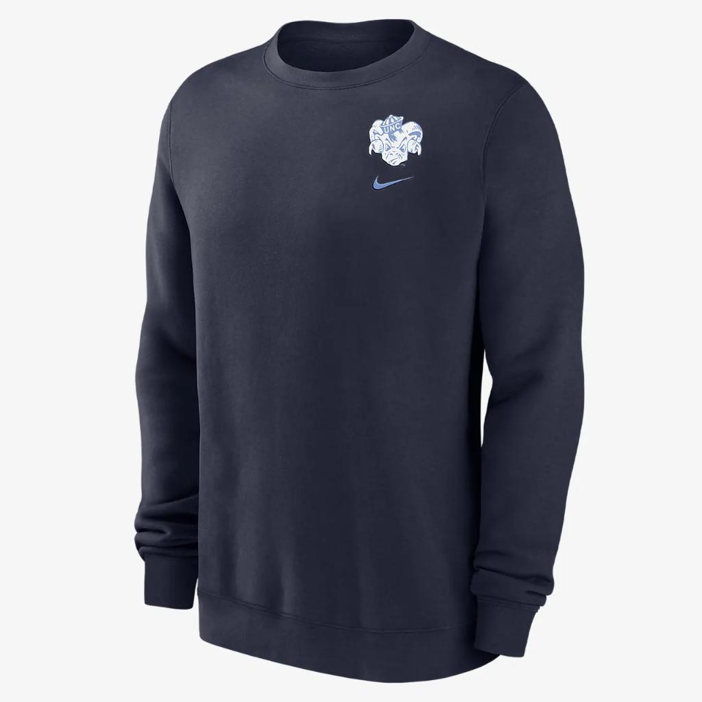UNC Club Fleece Men&#039;s Nike College Sweatshirt M337781291-UNC
