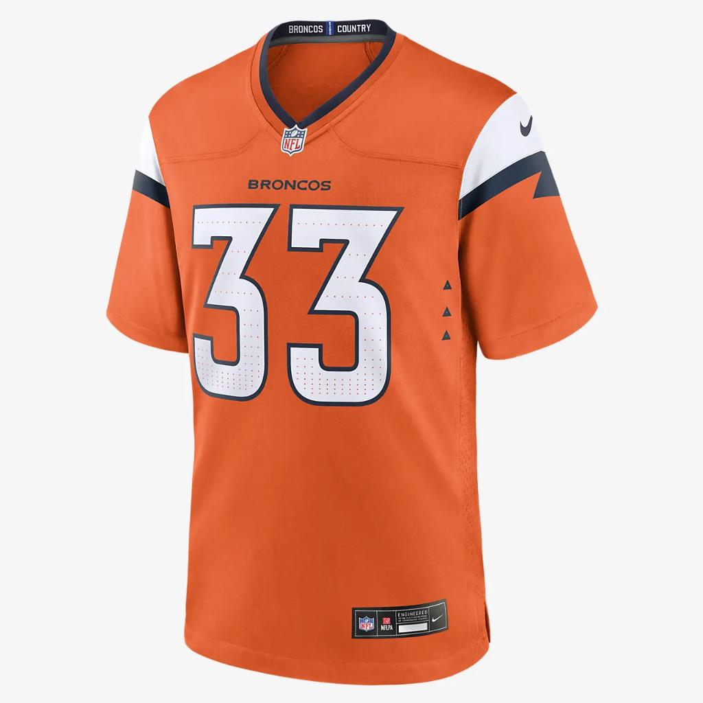 Javonte Williams Denver Broncos Men&#039;s Nike NFL Game Football Jersey 67NM0B8L8WF-HZ0