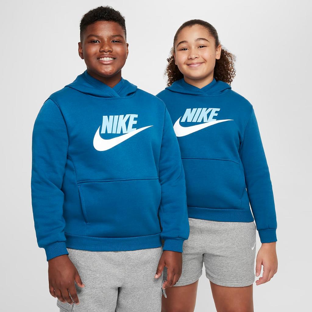 Nike Sportswear Club Fleece Big Kids&#039; Hoodie (Extended Size) FD2989-476
