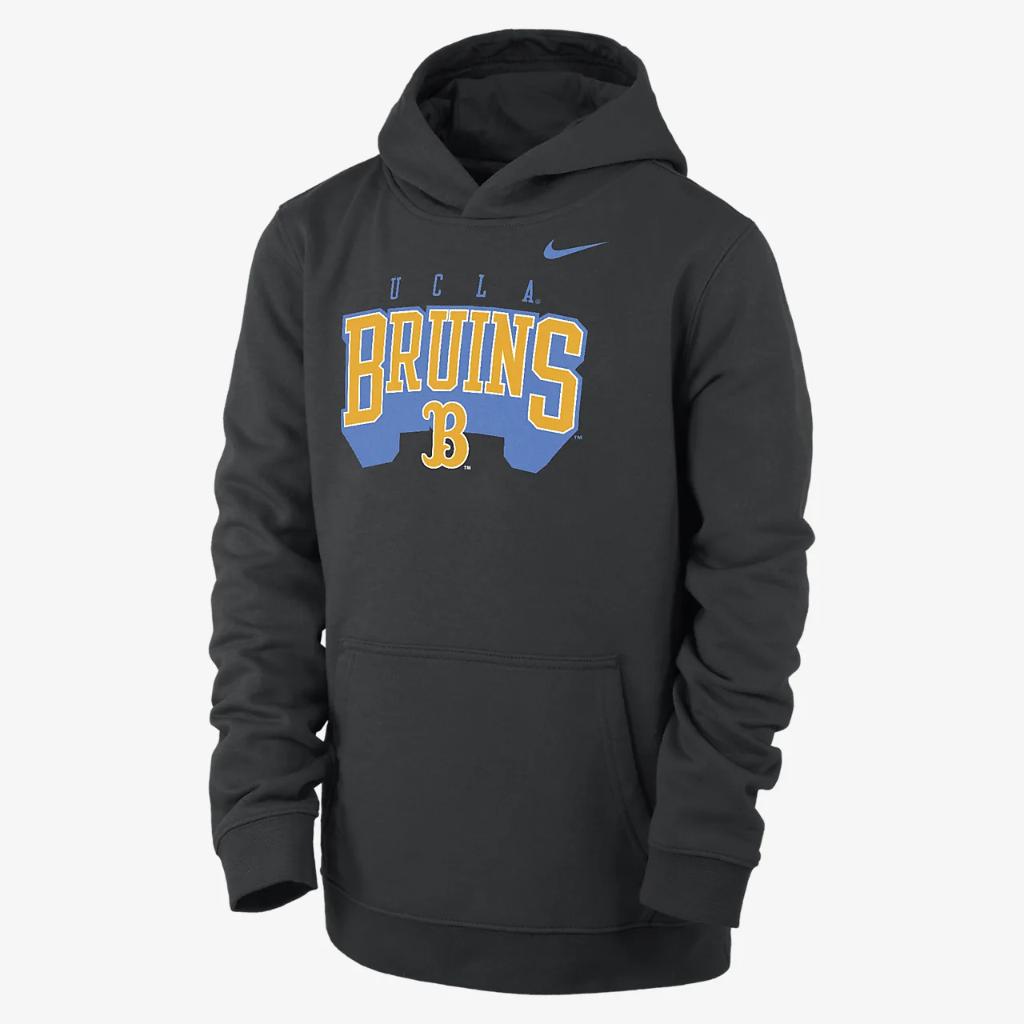 UCLA Club Fleece Big Kids&#039; (Boys&#039;) Nike College Pullover Hoodie B310480531-UCL