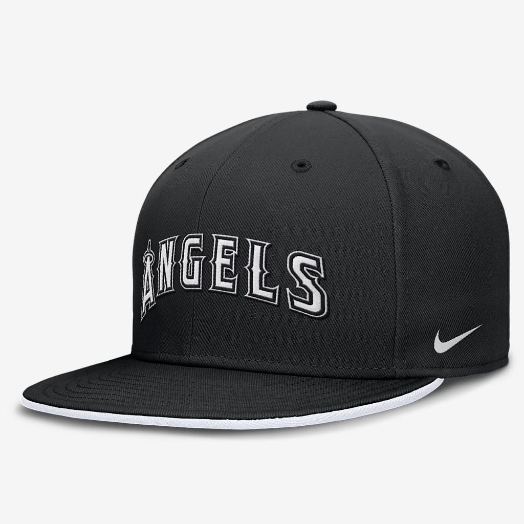 Los Angeles Angels Primetime True Men&#039;s Nike Dri-FIT MLB Fitted Hat NB1800AANG-QXQ