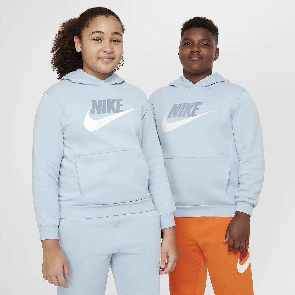Nike Sportswear Club Fleece Big Kids&#039; Hoodie (Extended Size) FD2989-440
