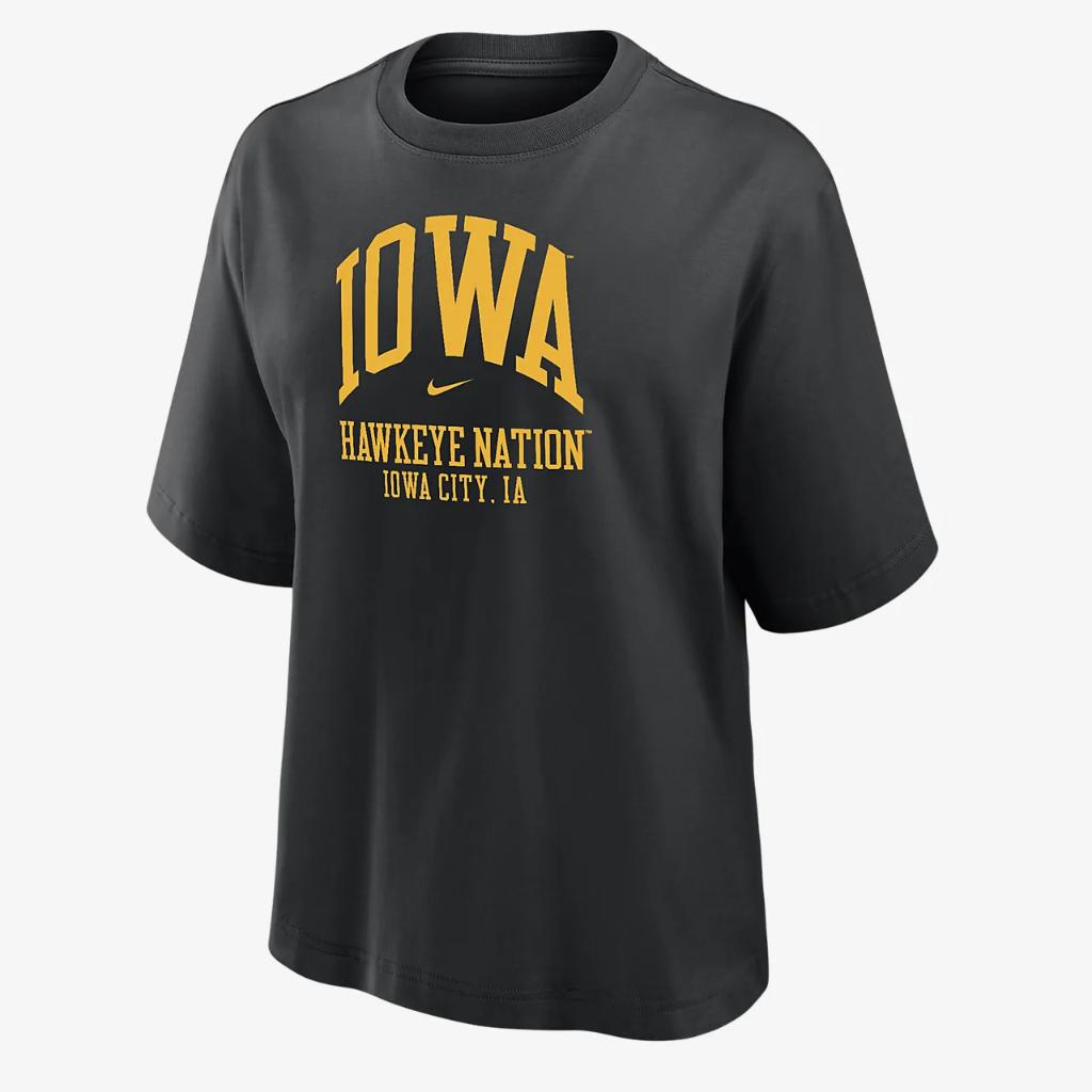 Iowa Women&#039;s Nike College Boxy T-Shirt W111220530-IOW
