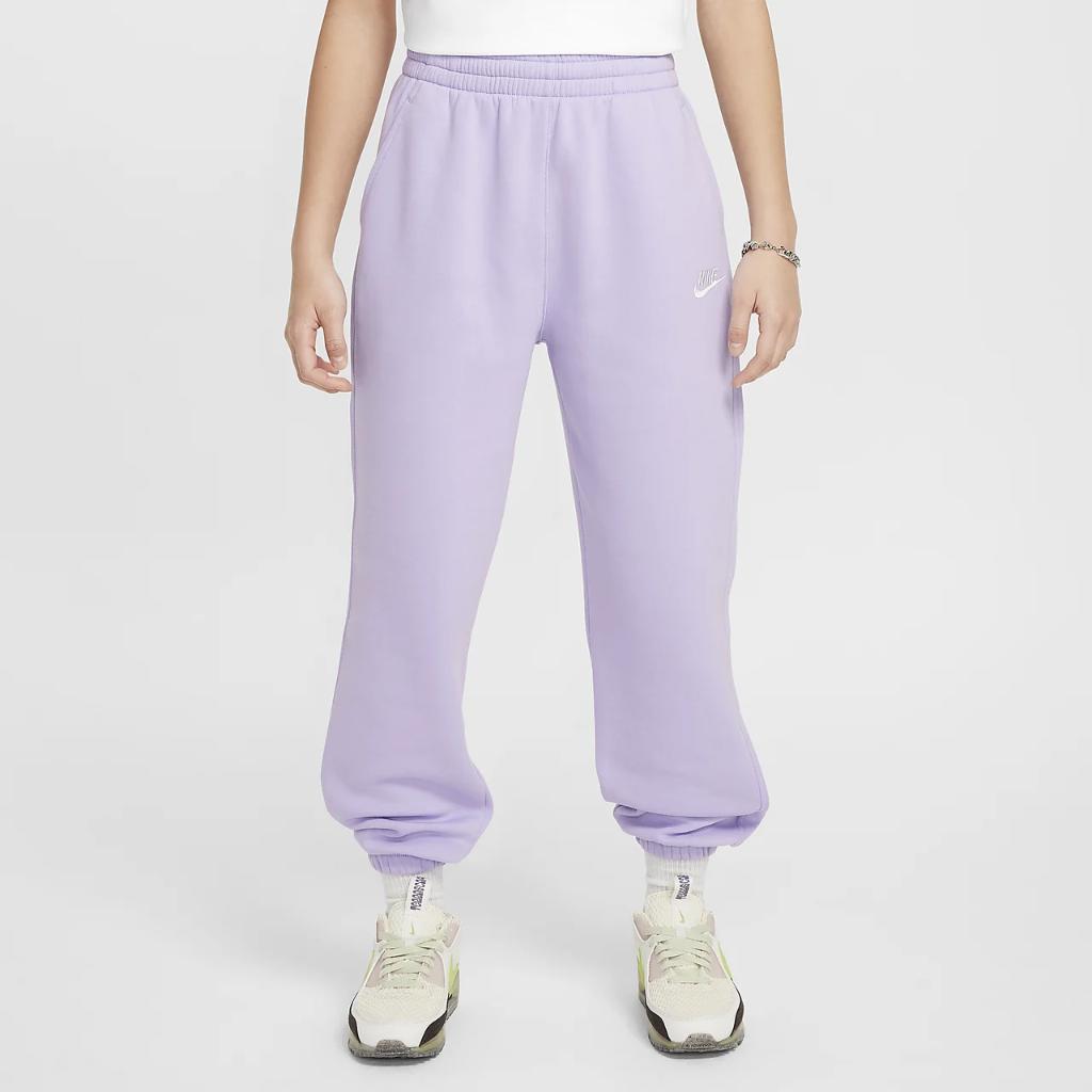 Nike Sportswear Club Fleece Big Kids&#039; (Girls&#039;) Loose Pants FD2933-515